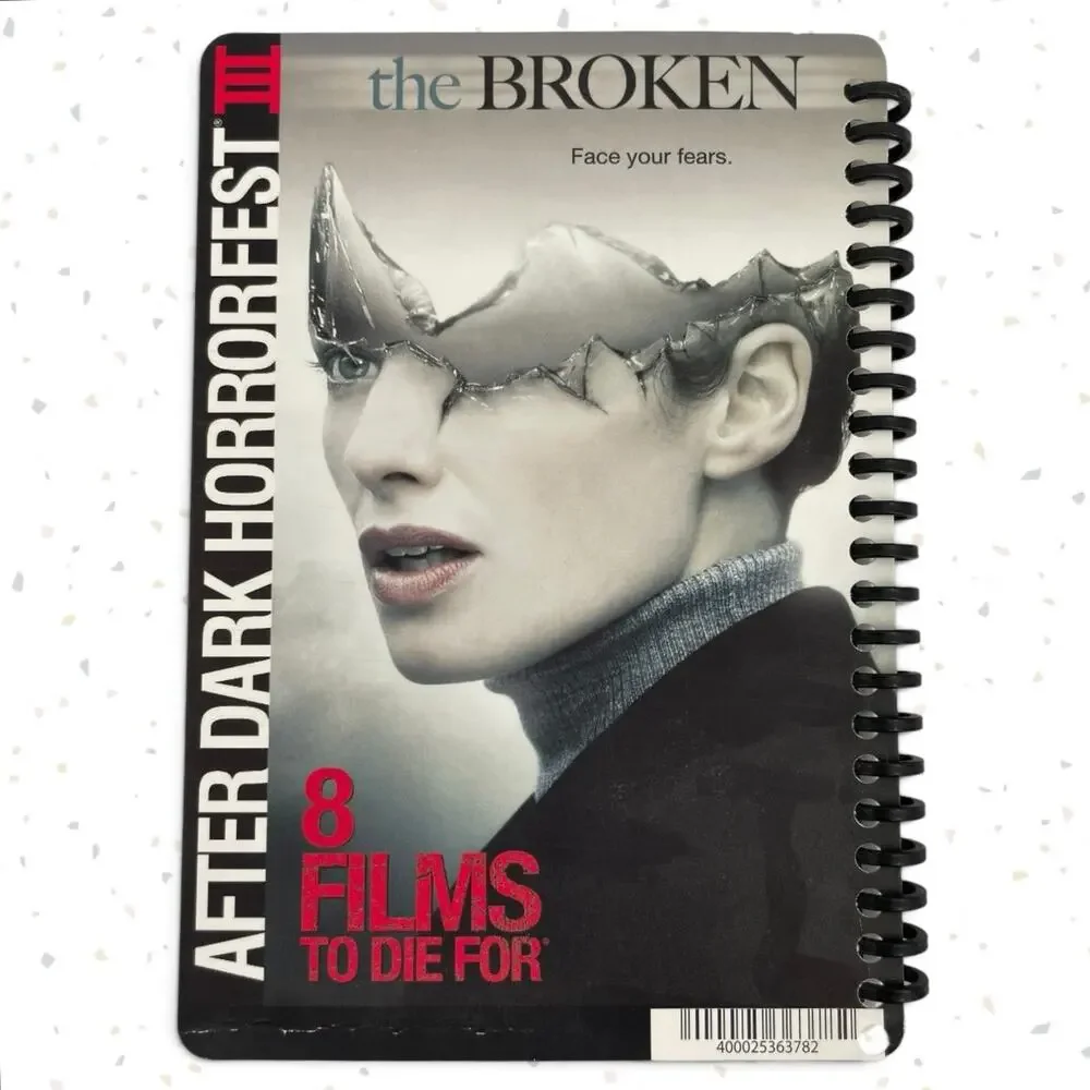 Horrorfest III Mini Movie Poster Journal Notebook Diary Hand Crafted Lined Paper